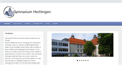 Desktop Screenshot of gymnasium-hechingen.de