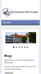 Mobile Screenshot of gymnasium-hechingen.de